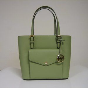 NEW Michael Kors Jet Set Saffiano Leather Tote Bag